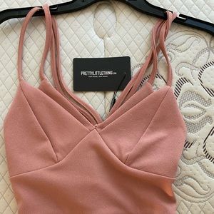 NWT PLT BLUSH pink Strappy Dress